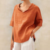 Tamara | V-neck Casual linen blouse
