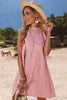 Sleeveless layered ladies dress