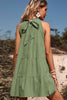 Sleeveless layered ladies dress