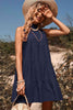 Sleeveless layered ladies dress