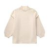Oversized sweater with puffed sleeves - comfort and elegance