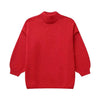 Oversized sweater with puffed sleeves - comfort and elegance