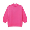 Oversized sweater with puffed sleeves - comfort and elegance