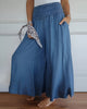 Saab Wide-Leg Pants with Elastic Waist