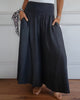 Saab Wide-Leg Pants with Elastic Waist