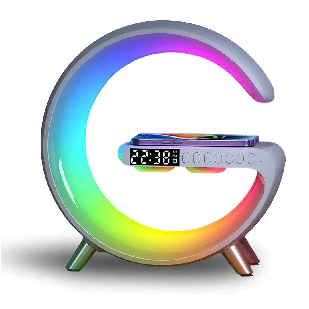 G-Shape™ - Alarm Clock, Mood Light, Speaker & Wireless Charger
