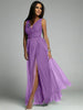 Stylish dress with a V-neck