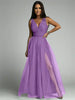 Stylish dress with a V-neck