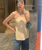 Tony - Strapless Top with Ritsdetail