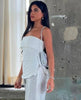 Tony - Strapless Top with Ritsdetail