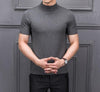 Sweater with a half -height collar