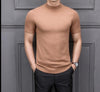 Sweater with a half -height collar