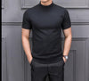 Sweater with a half -height collar