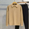 Sweater with half zipper