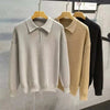 Sweater with half zipper