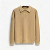 Sweater with half zipper