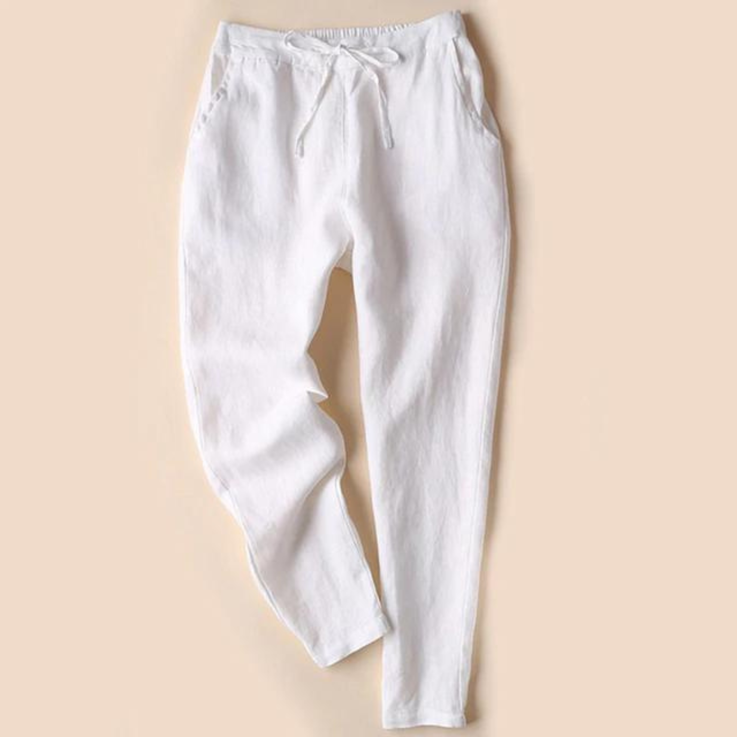 Women's cotton-linen pants