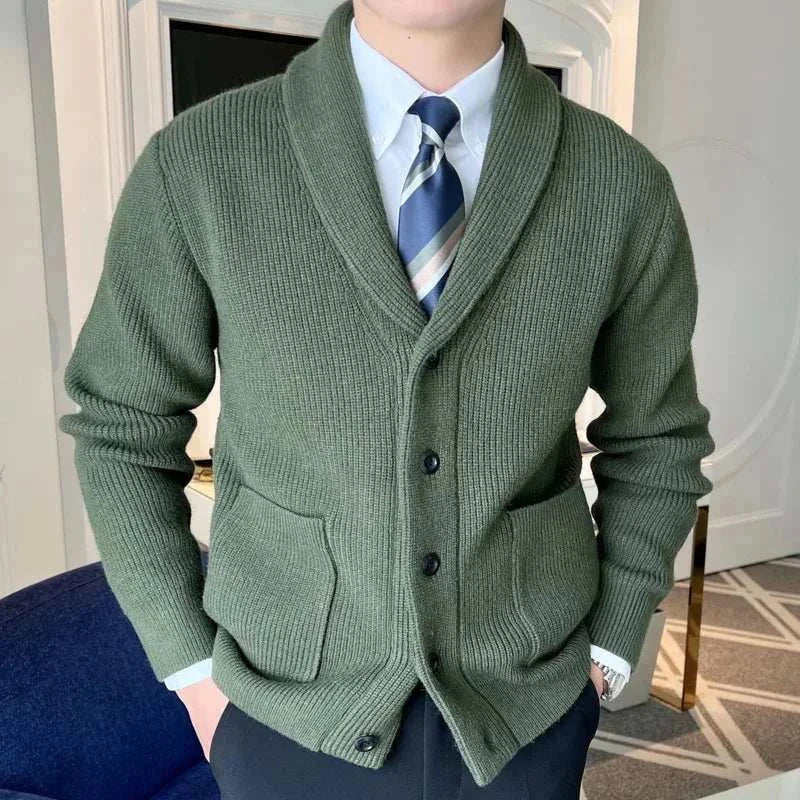 Warm autumn vest for men