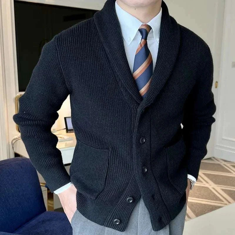 Warm autumn vest for men