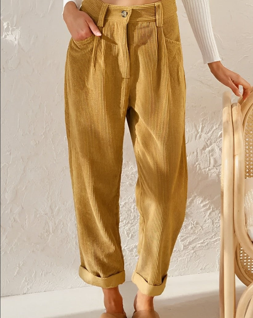 Soft corduroy pants