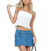 Zavia - Lace Detail Strapless Top