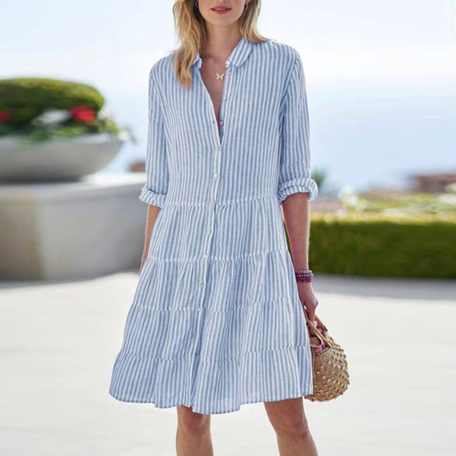 Summer dress ladies with separate fit