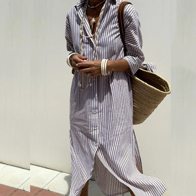 Summer long polo dress ladies