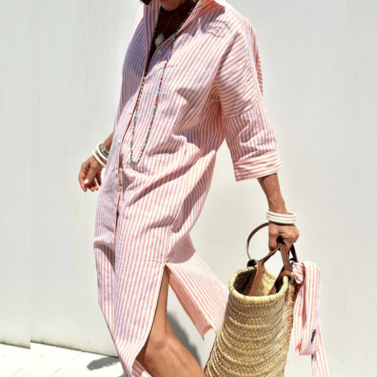 Summer long polo dress ladies